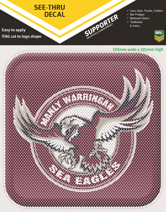 Sea Eagles App Icon See-Thru Decal