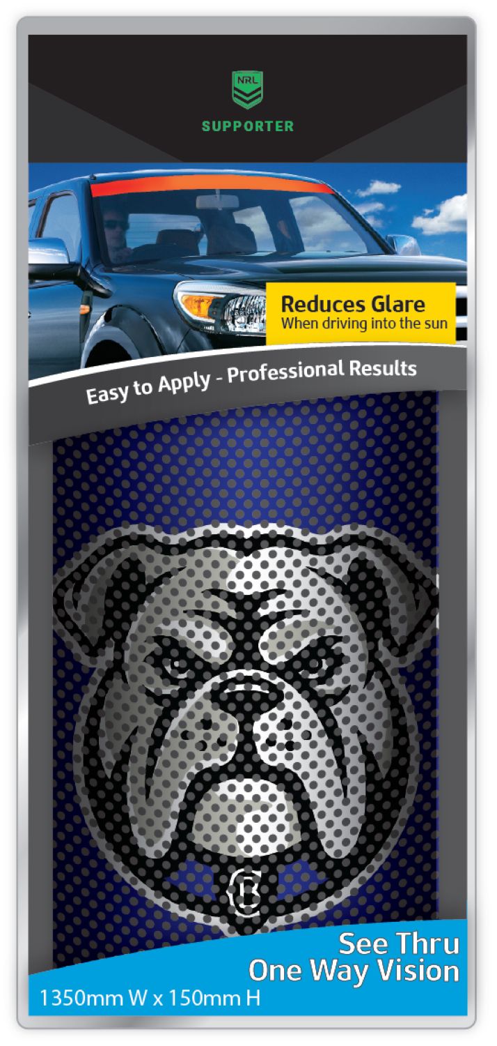 Bulldogs See-Thru Sun Visor