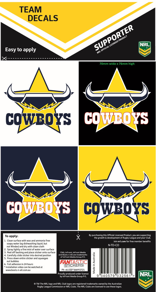 Cowboys Team Decals