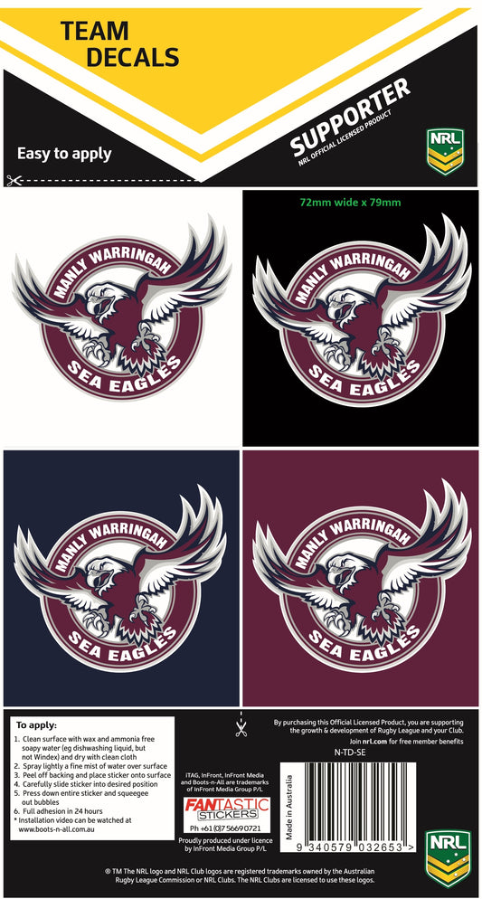 Sea Eagles Team Decals