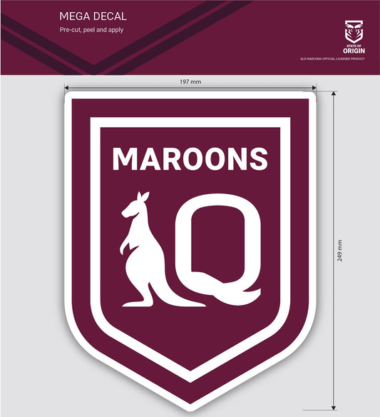 Queensland Maroons Mega Decal (2021)