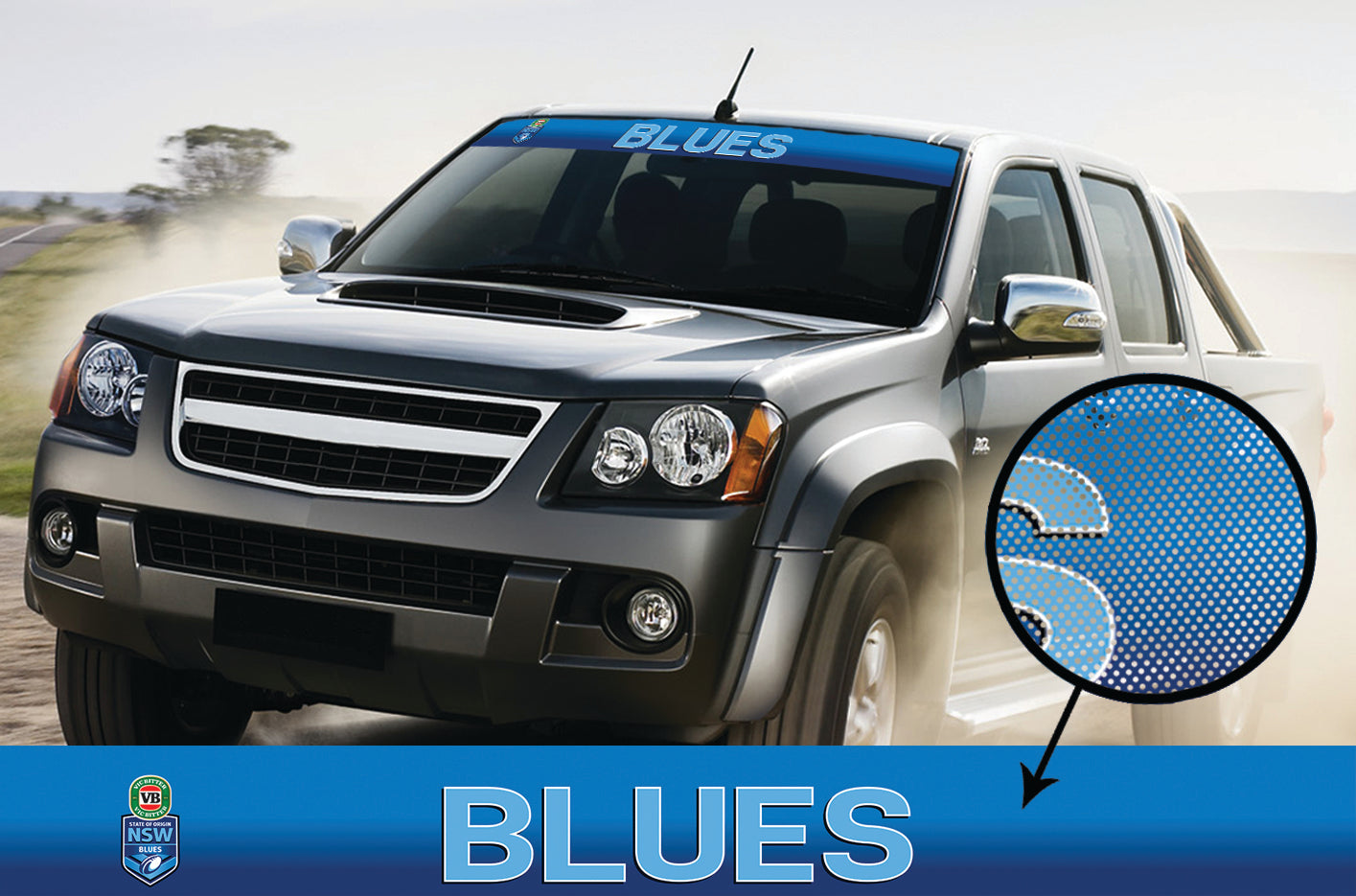 New South Wales Blues See-Thru Sunvisor (2015)
