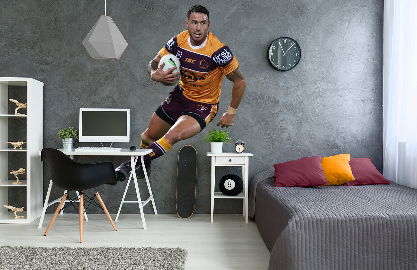 Darius Boyd Player Wall Decal 2019 Broncos Captain