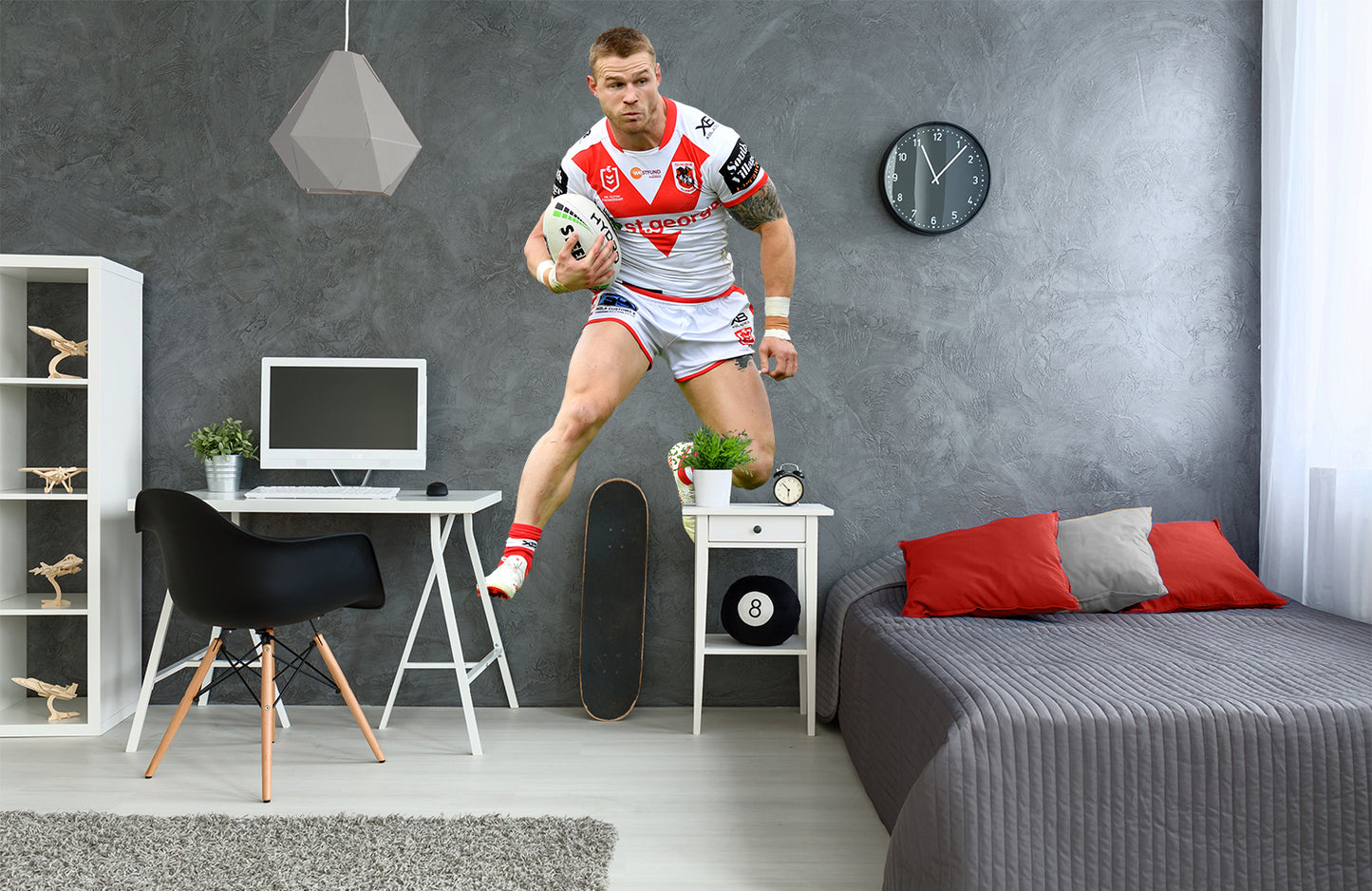 Euan Aitken Player Wall Decal 2019 Dragons Captain
