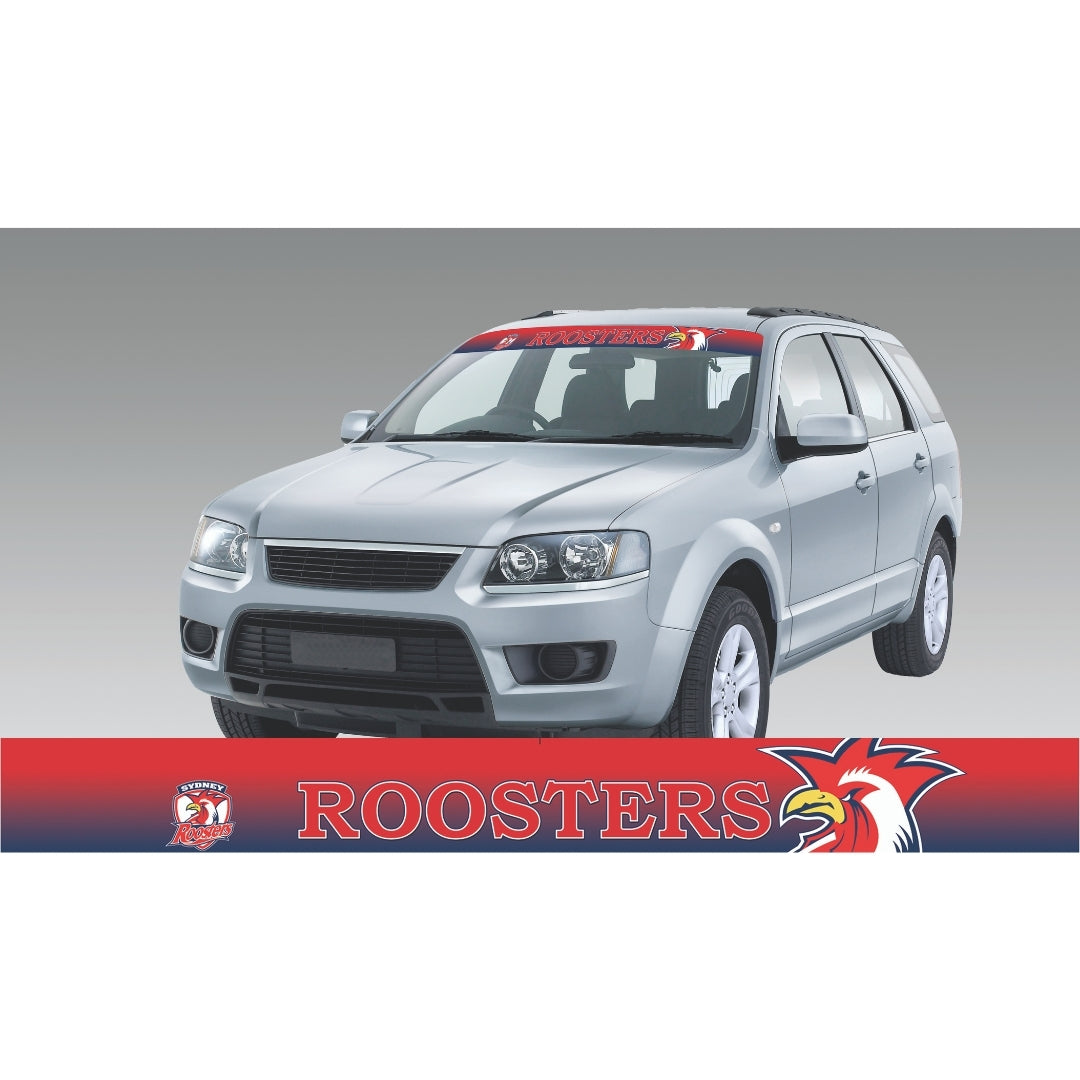 Roosters Block Out Sun Visor