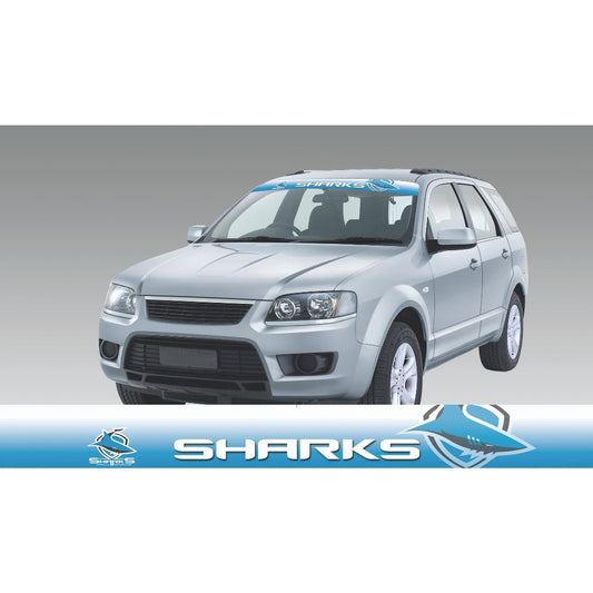 Sharks Block Out Sun Visor