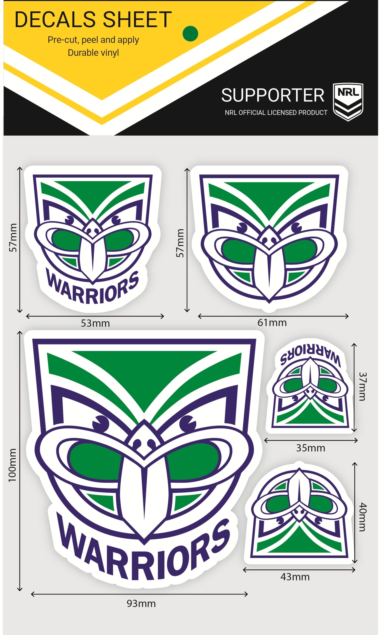 Warriors Decals Sheet (2021)