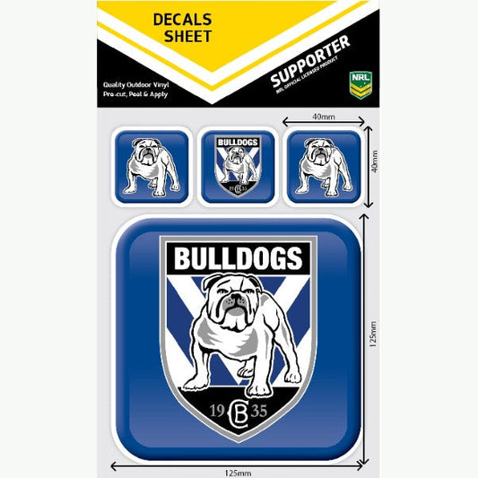 Bulldogs App Icon Decals Sheet