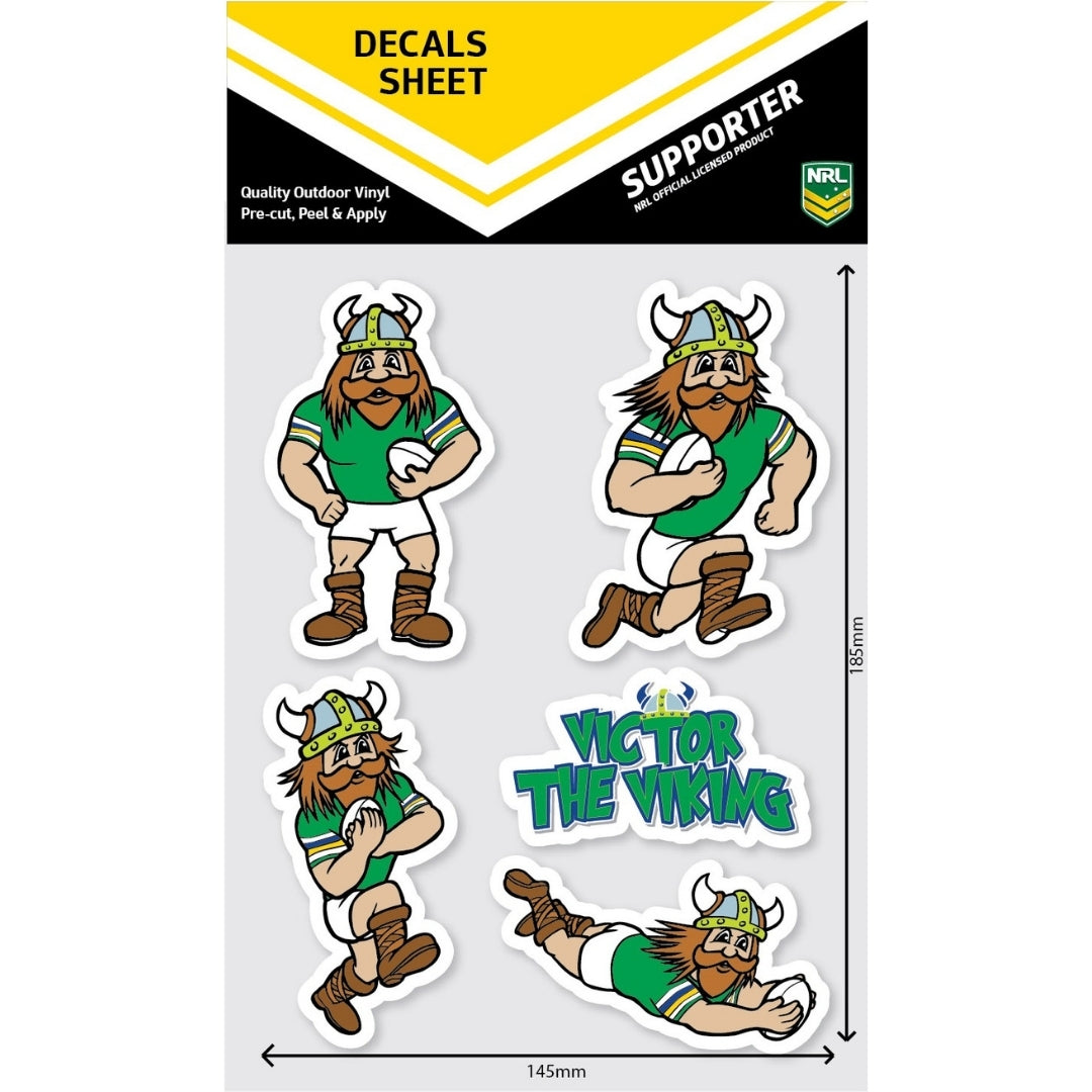 Raiders Mascot Decals Sheet (2020)