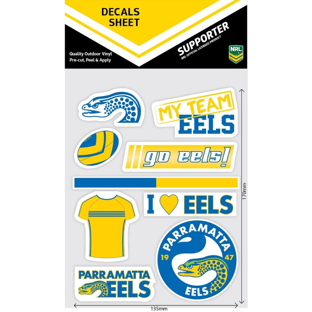 Eels Mixed Decals Sheet