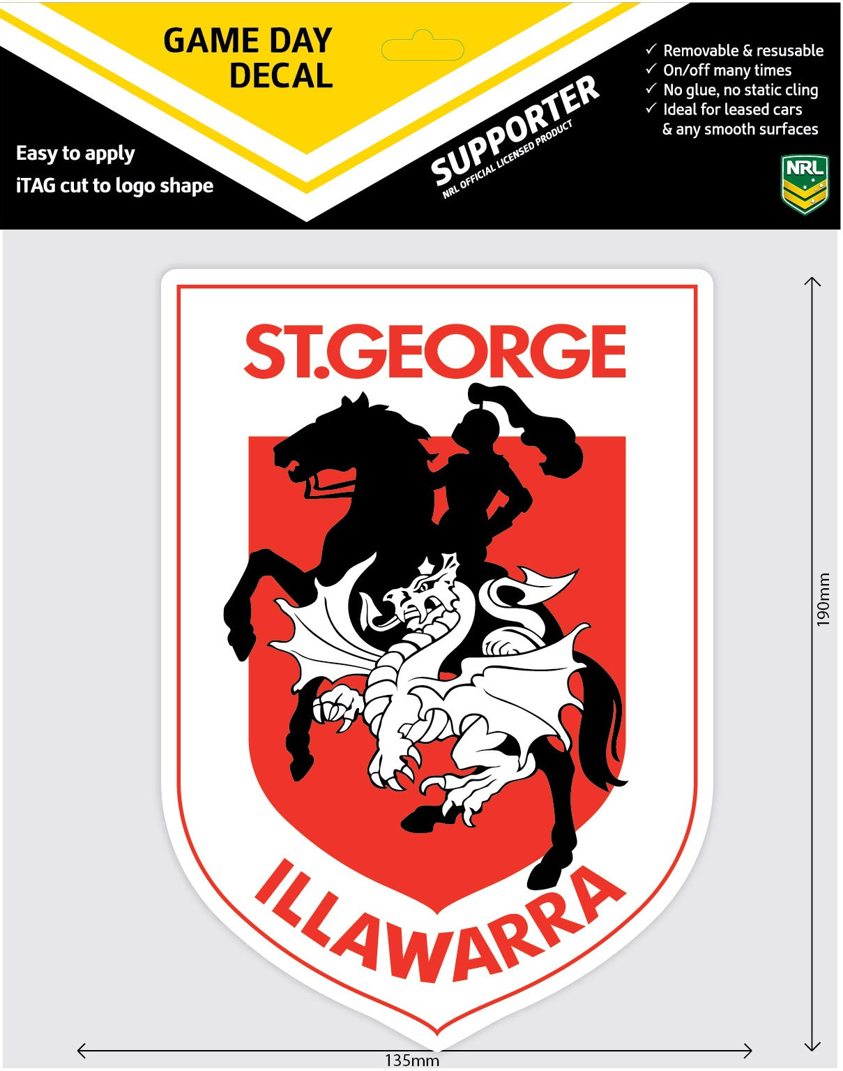 Dragons Game Day Decal