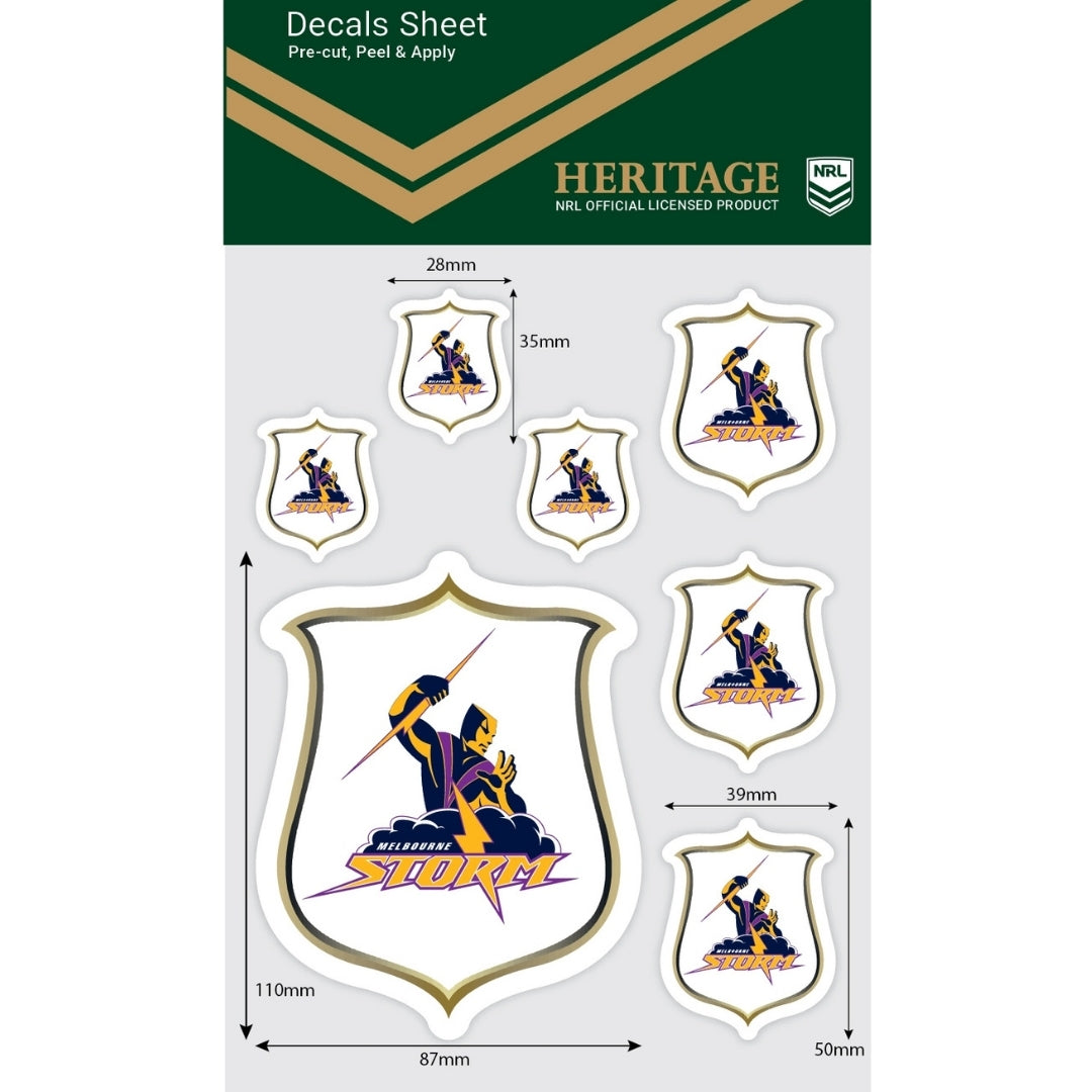 Storm Heritage Decals Sheet