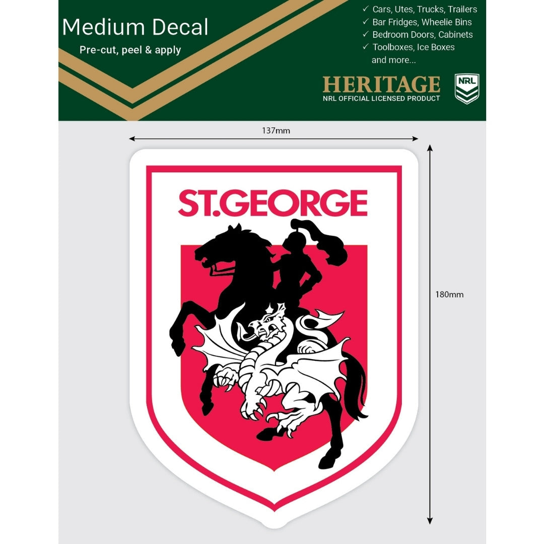 Dragons Heritage Medium Size Decals