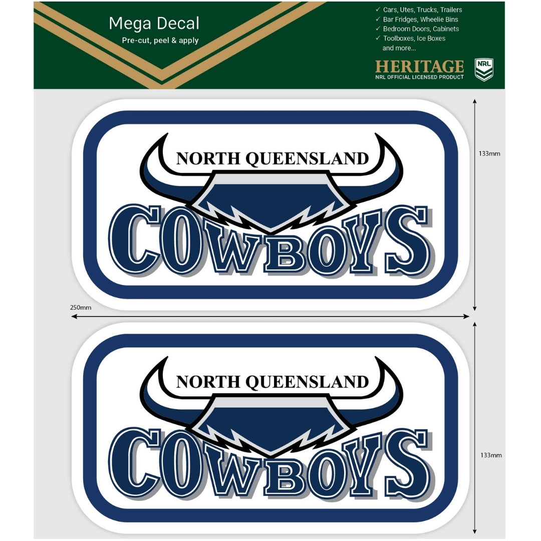 Cowboys Heritage Mega Decal