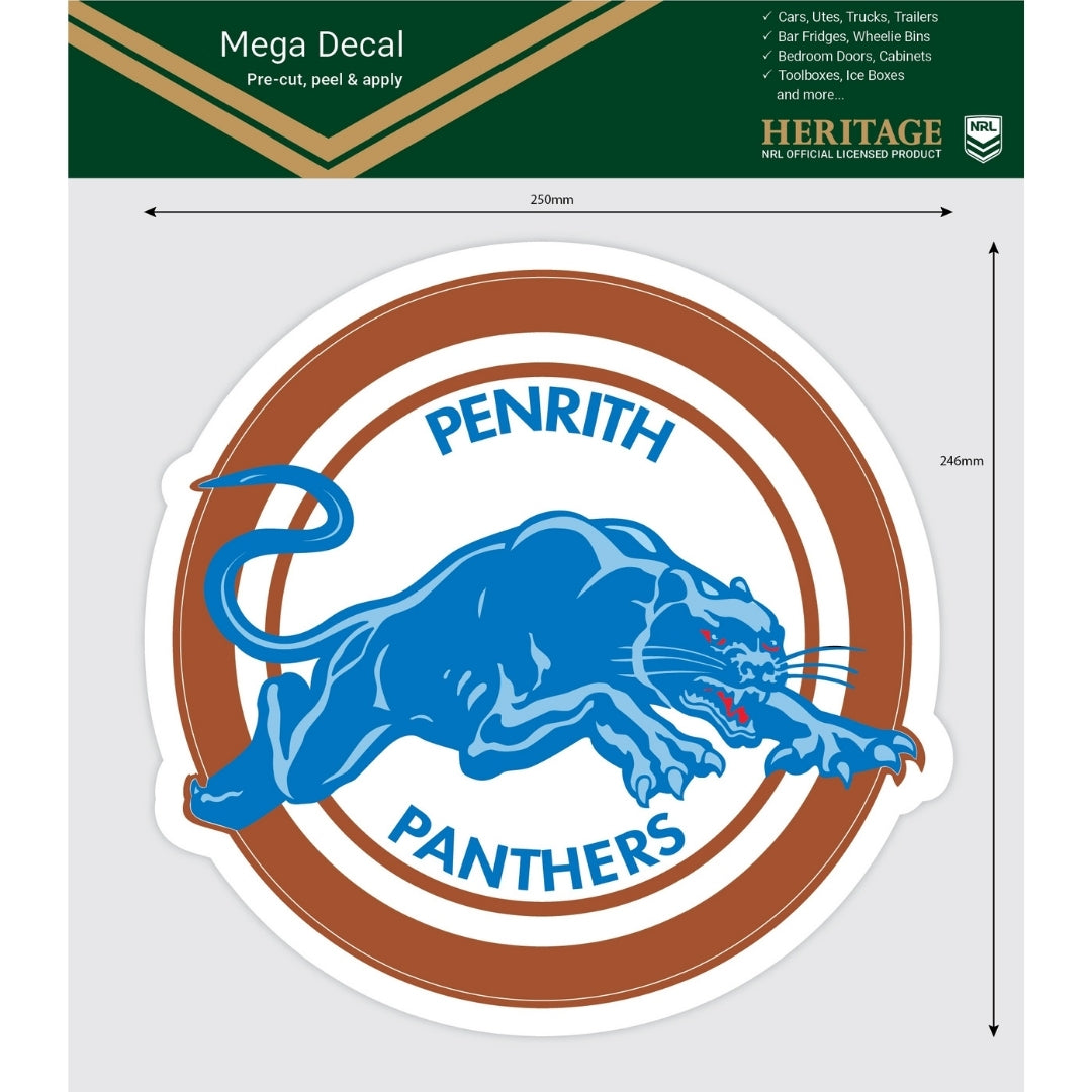 Panthers Heritage Mega Decal