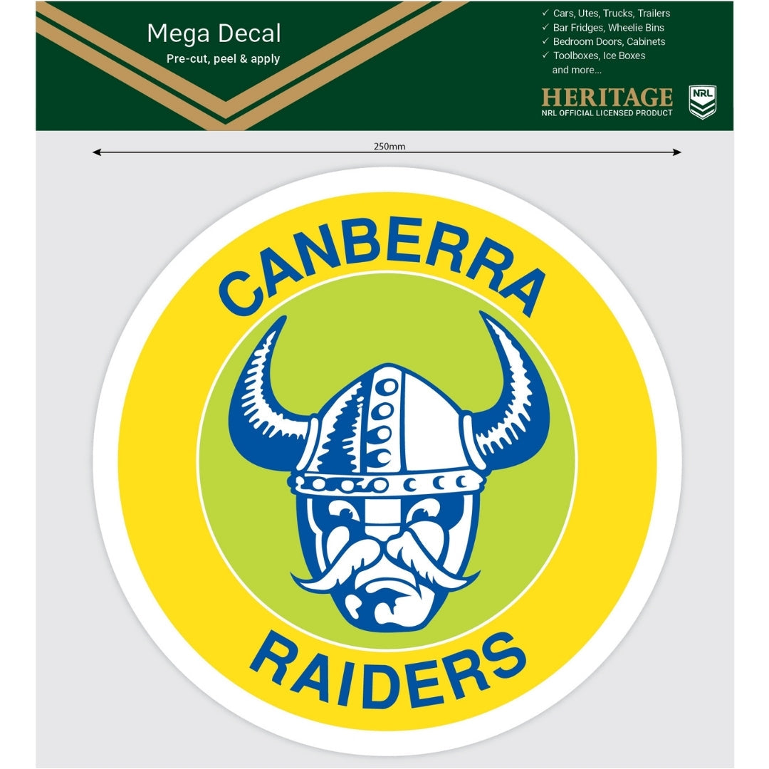 Raiders Heritage Mega Decal