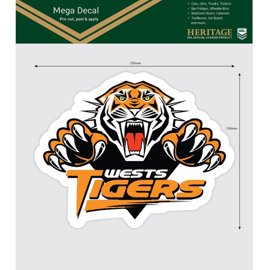 Wests Tiger Heritage Mega Decal