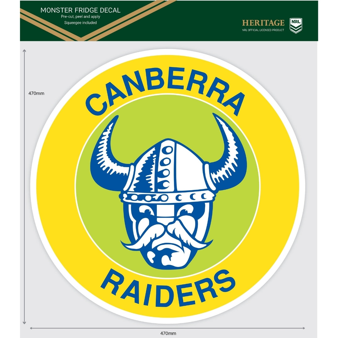 Raiders Heritage Monster Fridge Decal