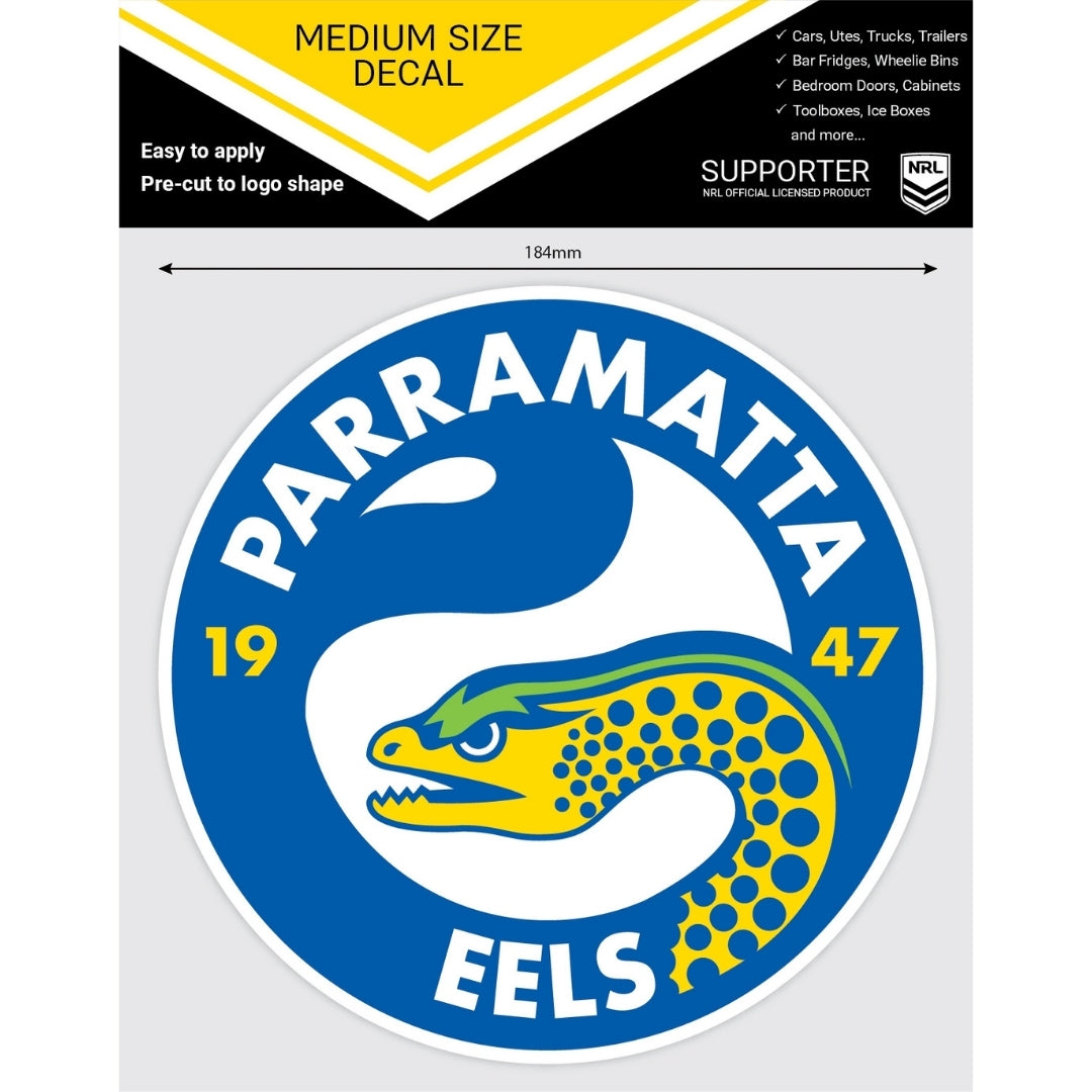 Eels Medium Size Decals
