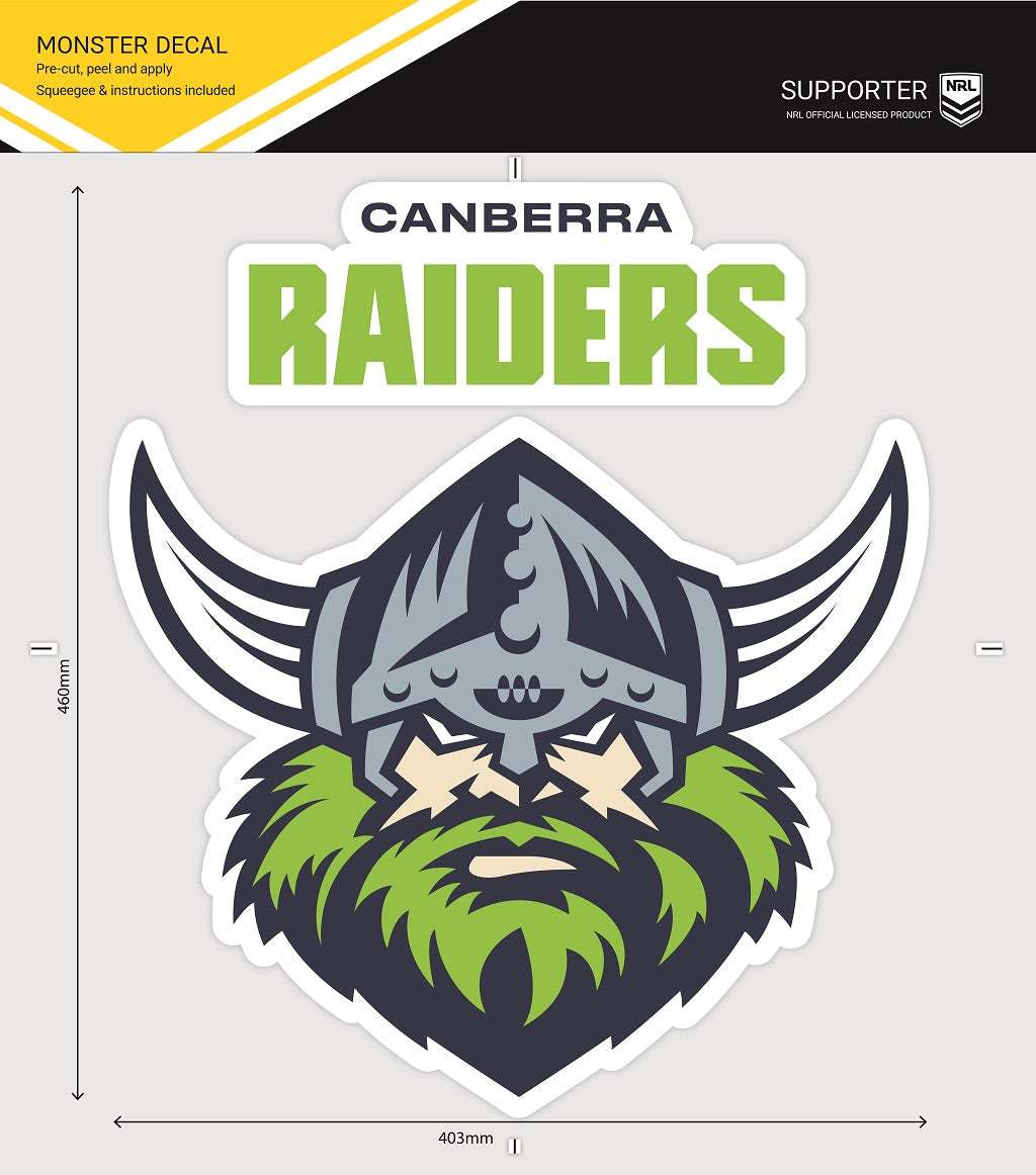 Raiders Monster Decal (2020)