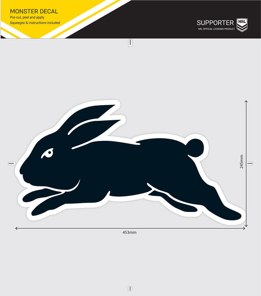 Rabbitohs Monster Decal (2021)