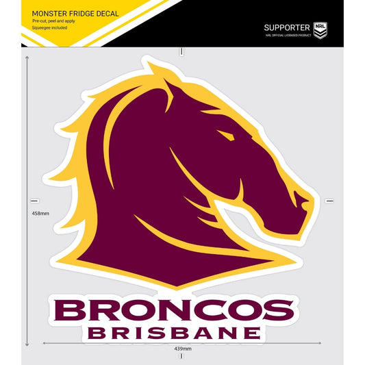 Broncos Monster Fridge Decal