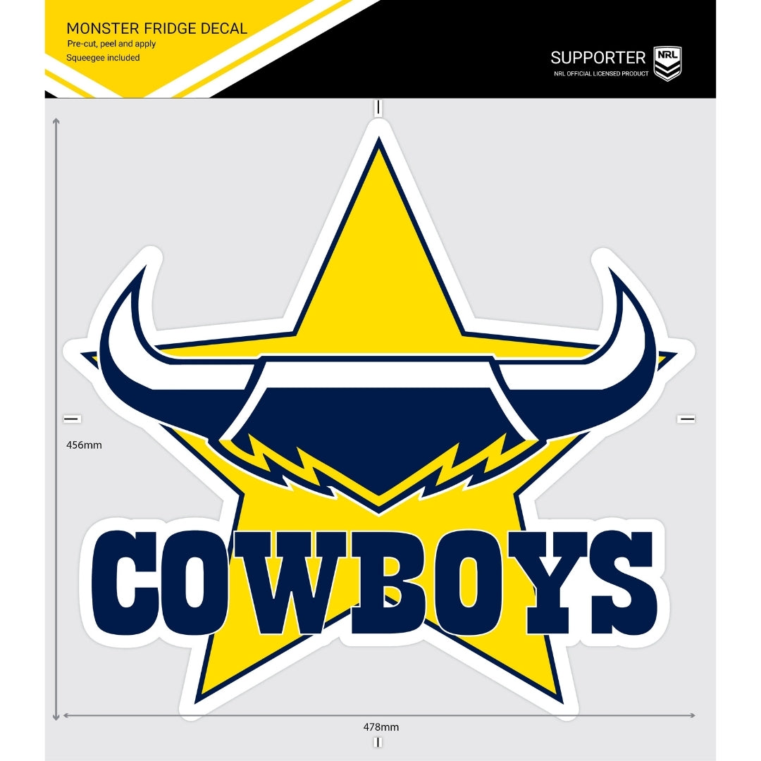 Cowboys Monster Fridge Decal