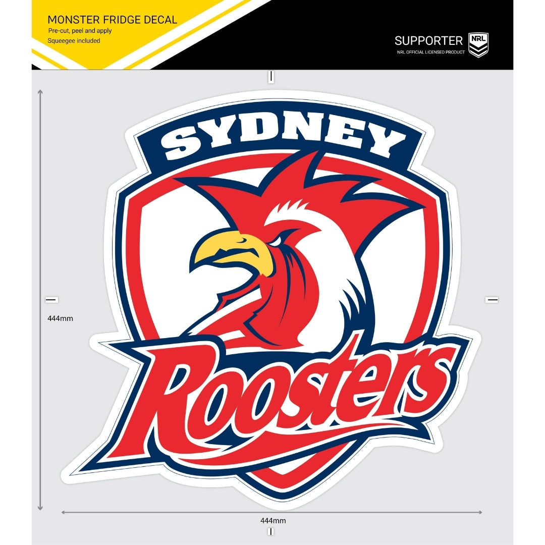 Roosters Monster Fridge Decal