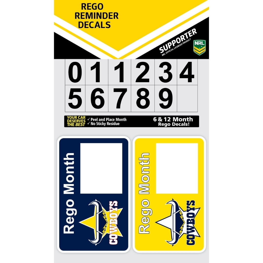 Cowboys Rego Reminder Decals