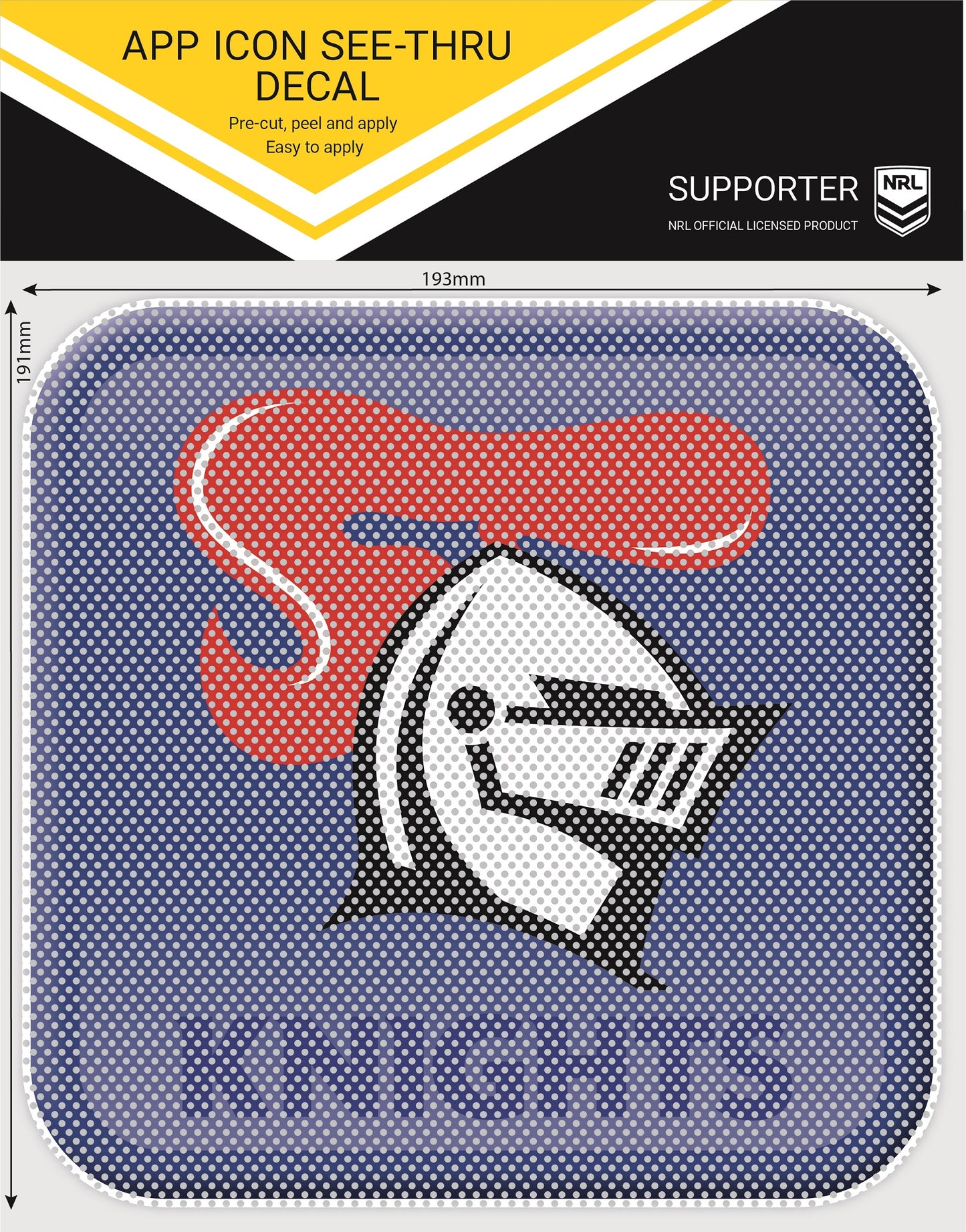 Knights App Icon See-Thru Decal (2020)