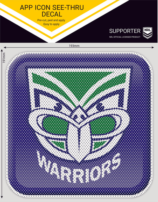 Warriors App Icon See-Thru Decal (2021)