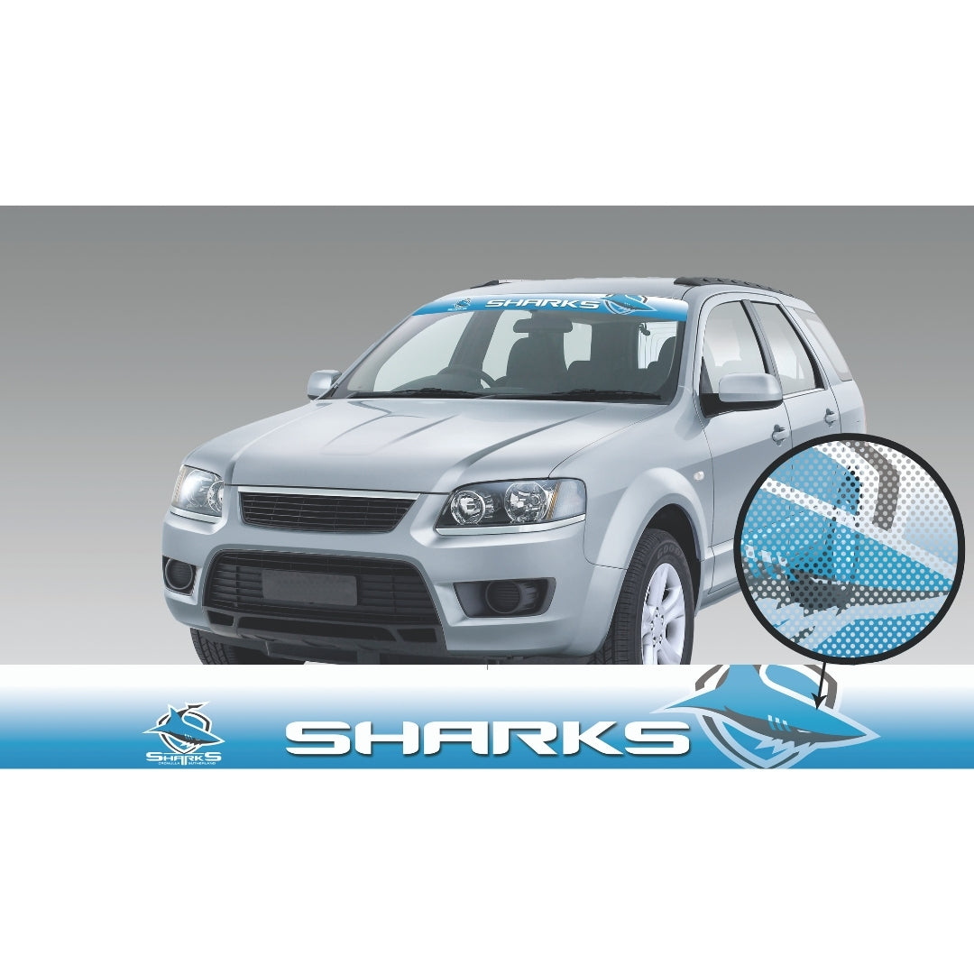 Sharks See-Thru Sun Visor