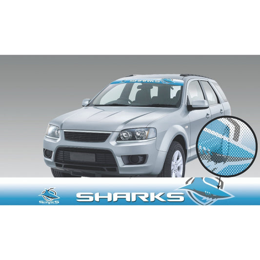 Sharks See-Thru Sun Visor