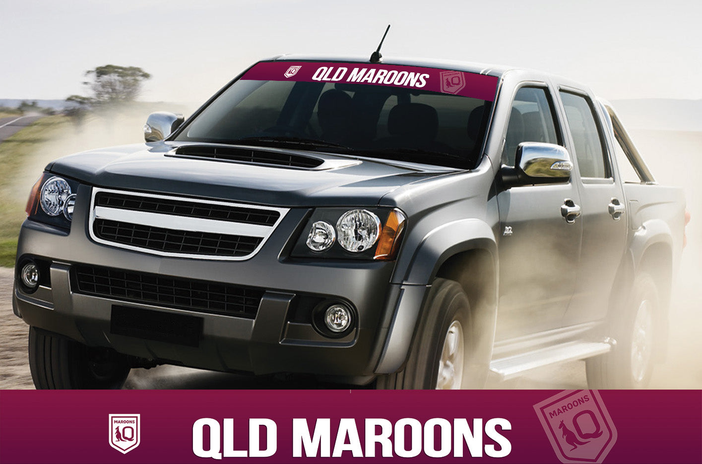 Queensland Maroons  Blockout Sunvisor - Maroons (2021)