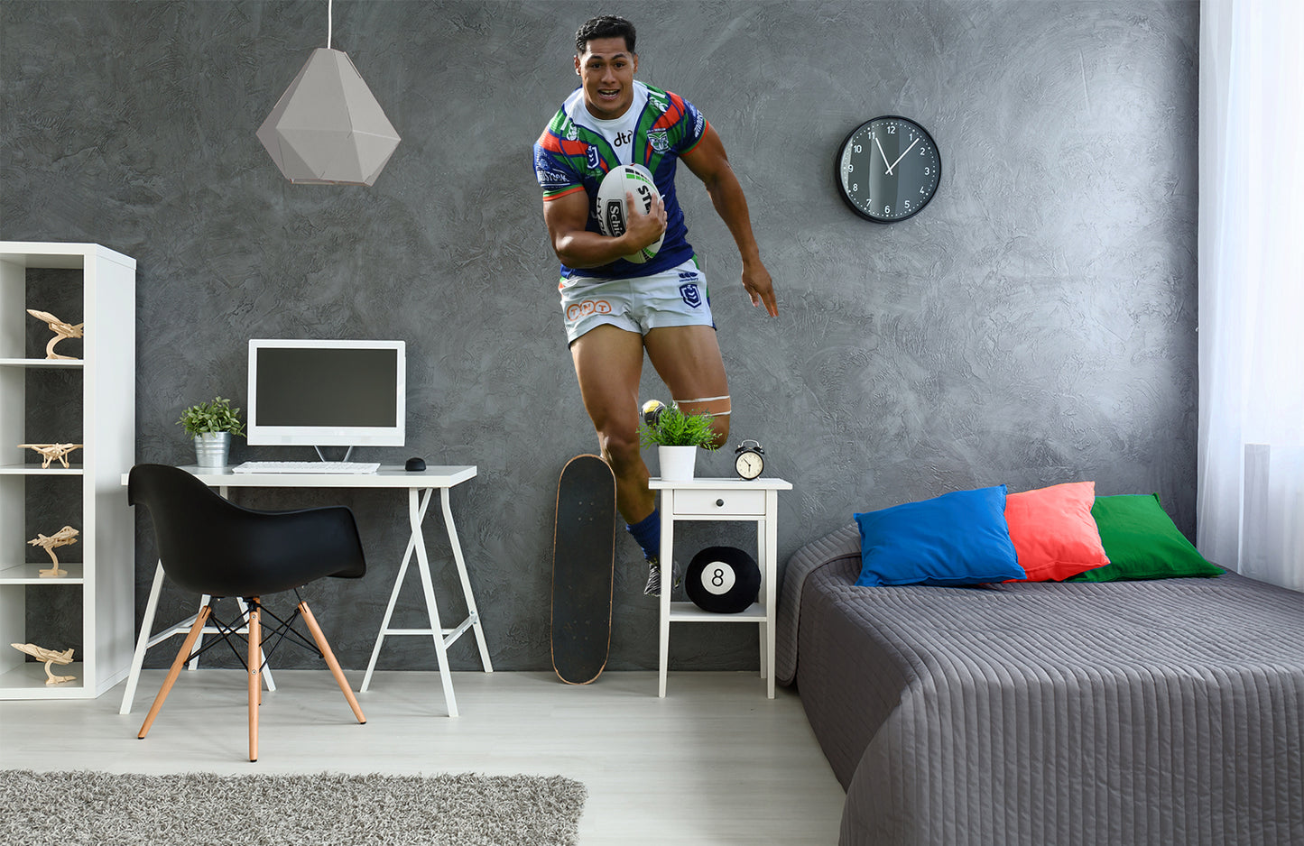 Roger Tuivasa-Sheck Player Wall Decal 2019 Warriors Captain