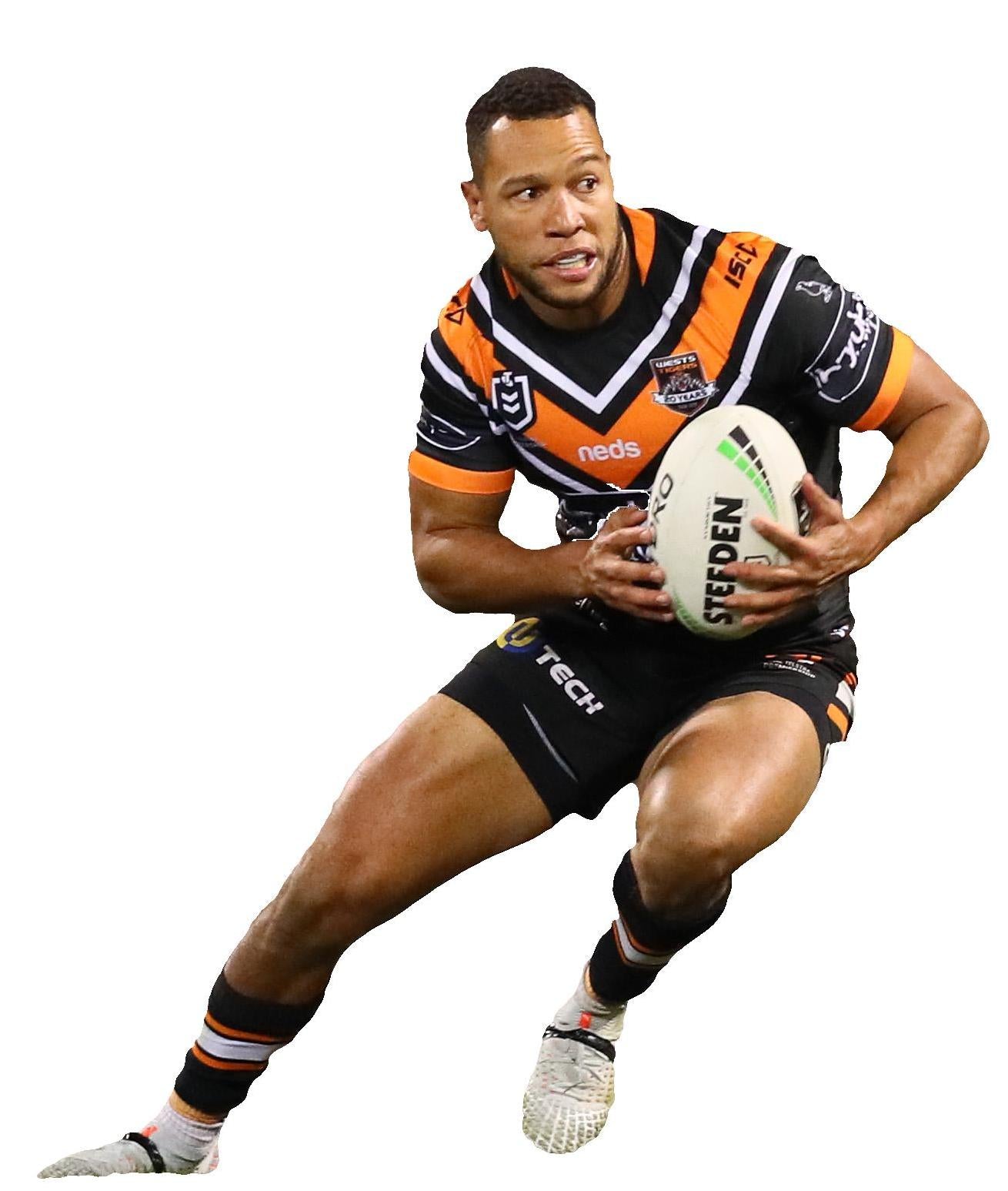 Moses Mbye Player Wall Decal 2019 Wests Tigers Captain