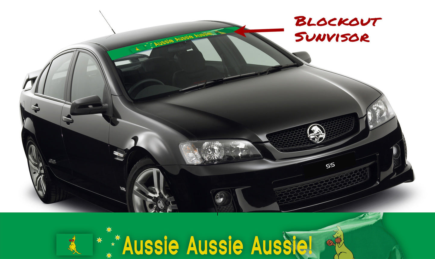 Aussie Block Out Sun Visor