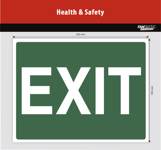 Exit Foamboard Sign