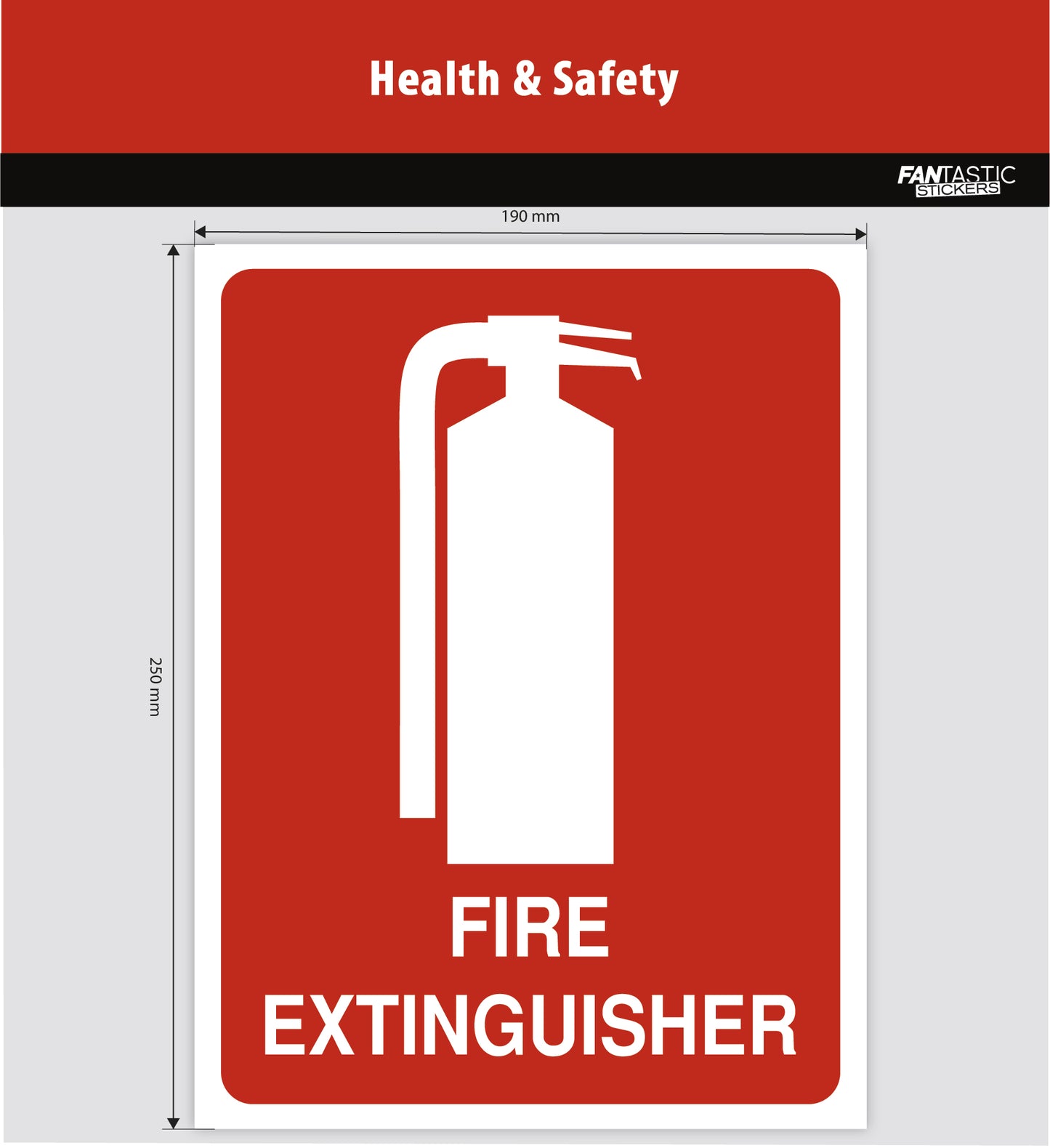 Fire Exit Foamboard Sign