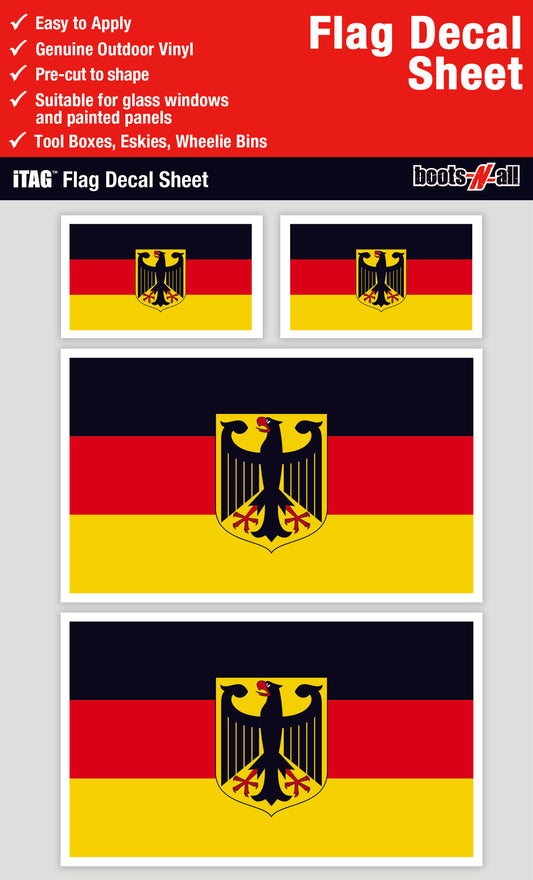 Germany Flag Decals Sheet