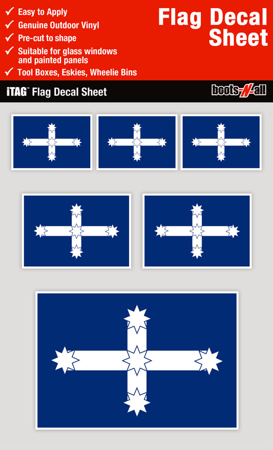 Eureka Flag Decals Sheet