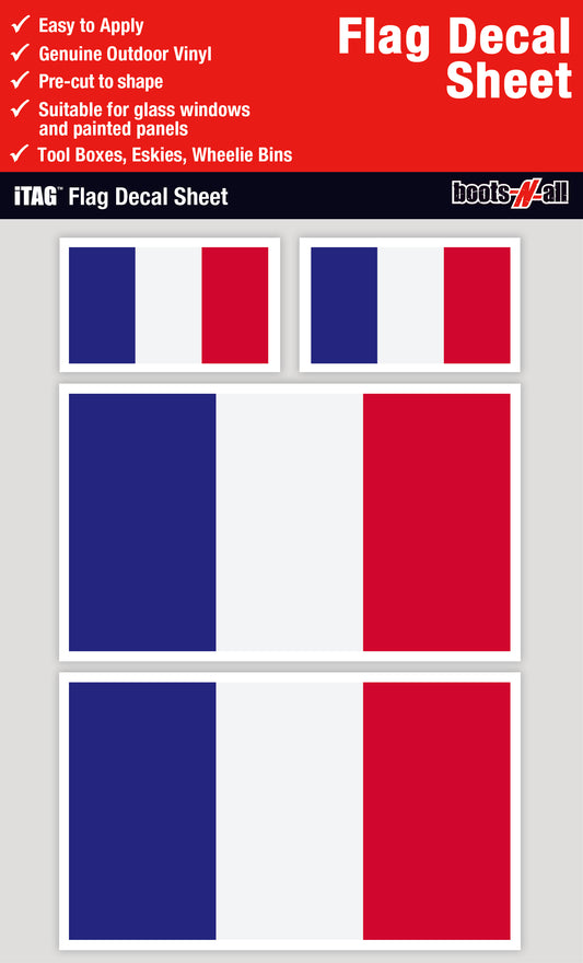 France Flag Decals Sheet