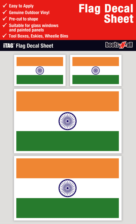 India Flag Decals Sheet