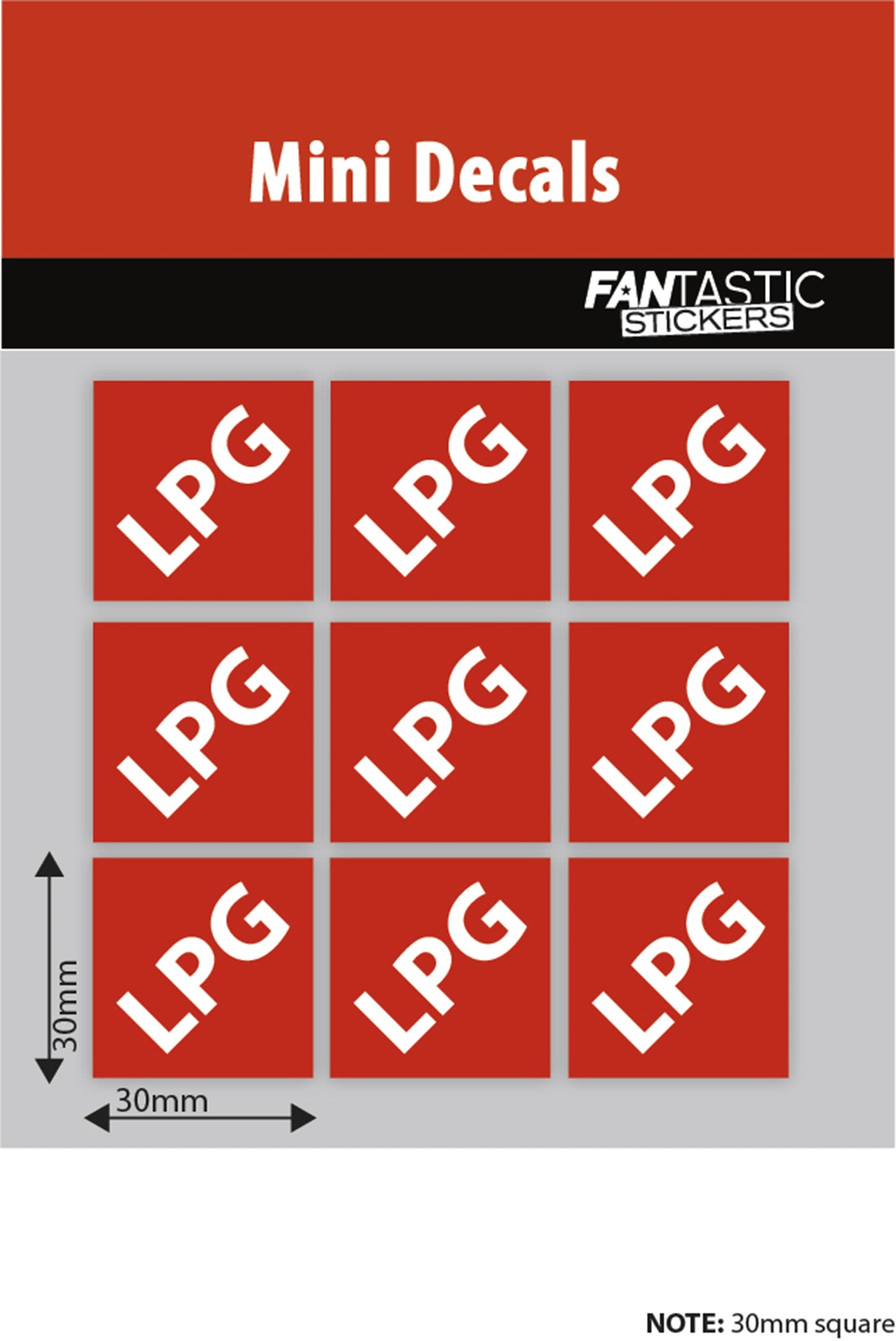 LPG Mini Decals Sheet