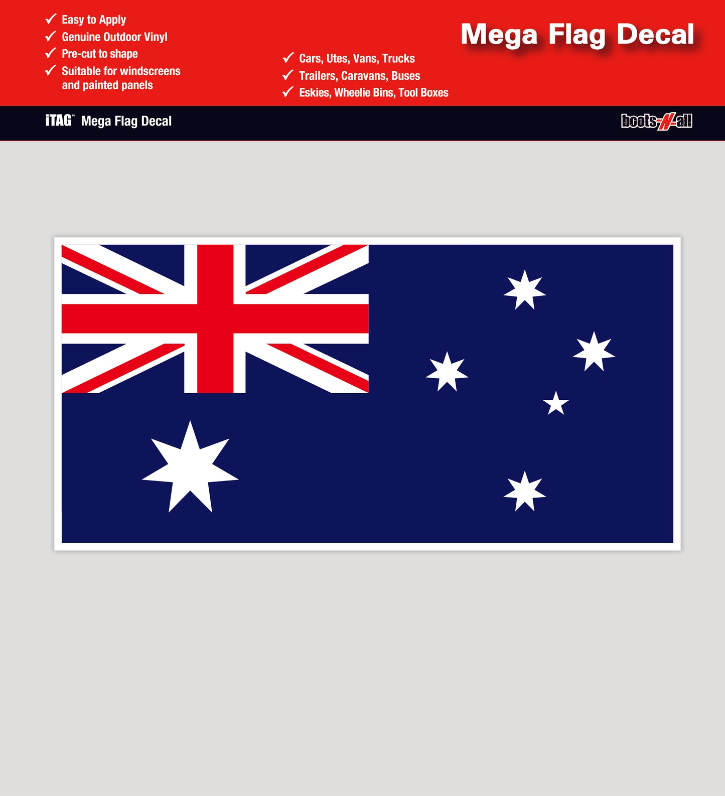 Australian Flag Mega Decal