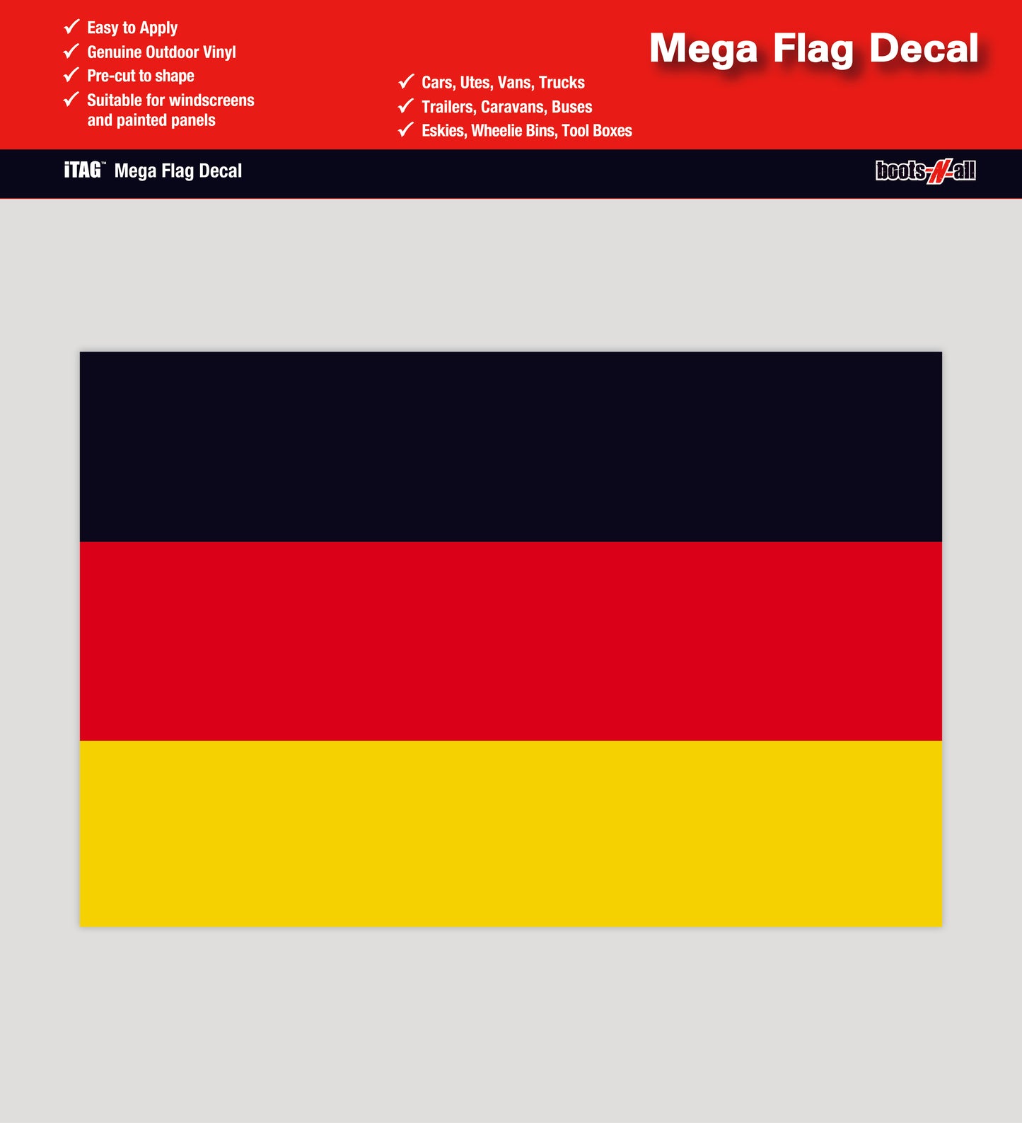 Germany Flag Mega Decal