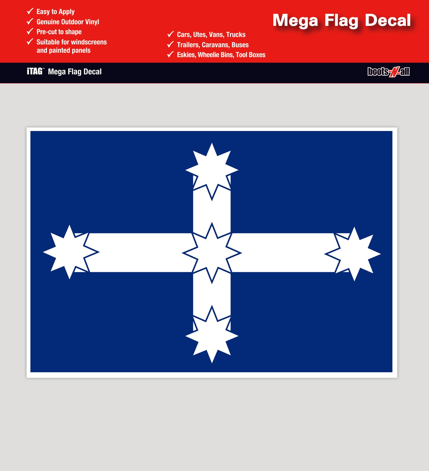 Eureka Flag Mega Decal