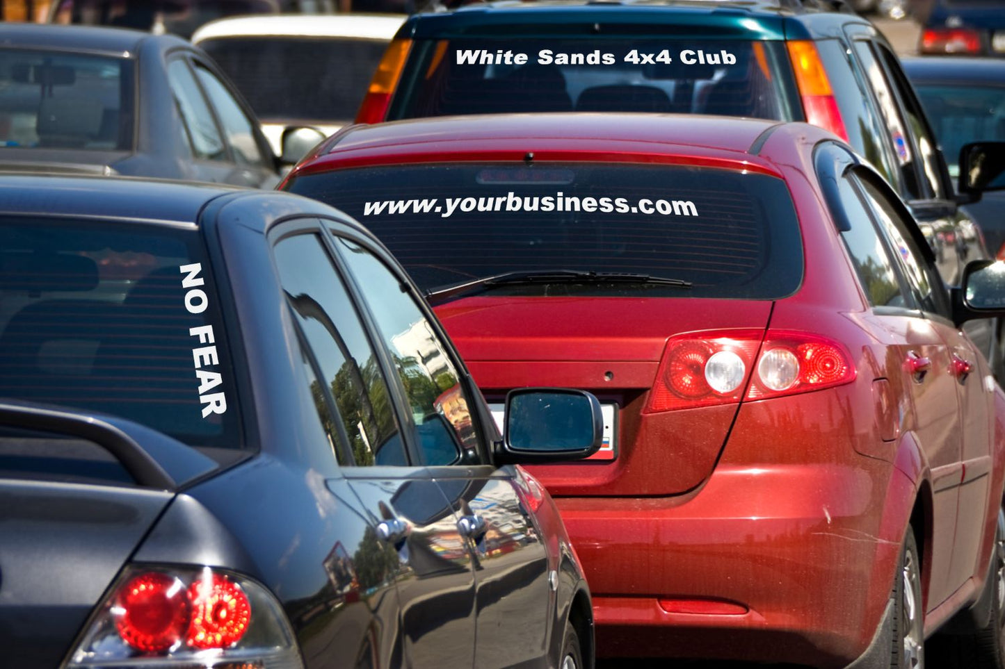 Personalised Message Decals - Numbers and Symbols