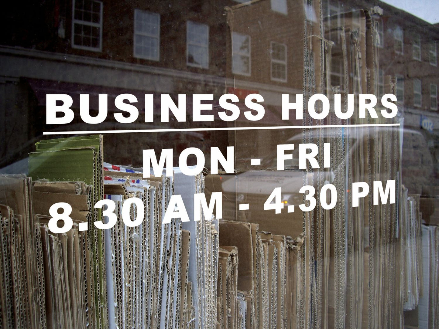 Personalised Message Decals - Lowercase