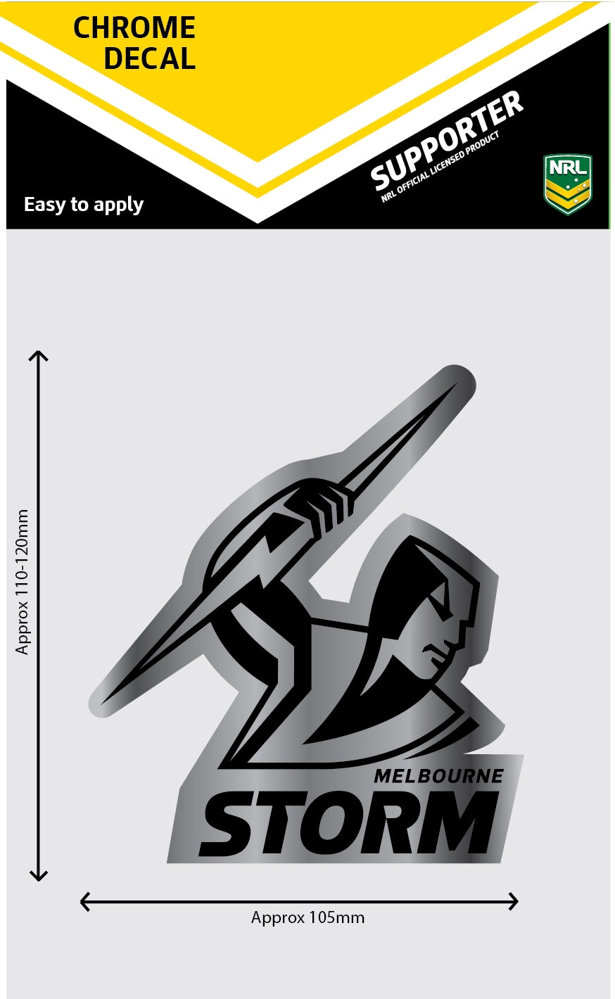 Storm Chrome Decal (2019) – FANtastic Stickers
